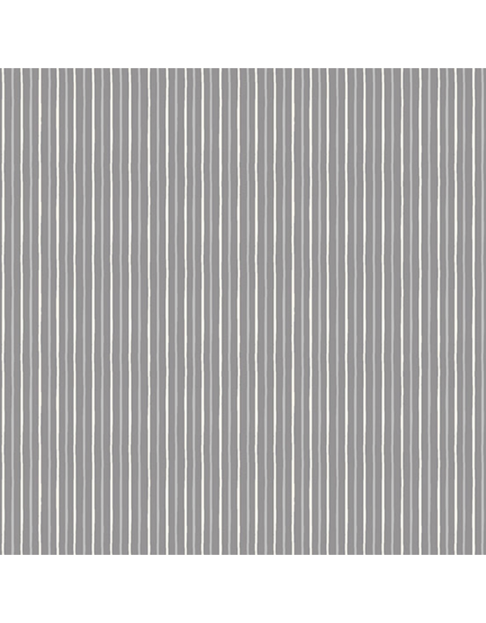 Makower UK Scandi - Stripe Grey coupon (± 139 x 110 cm)