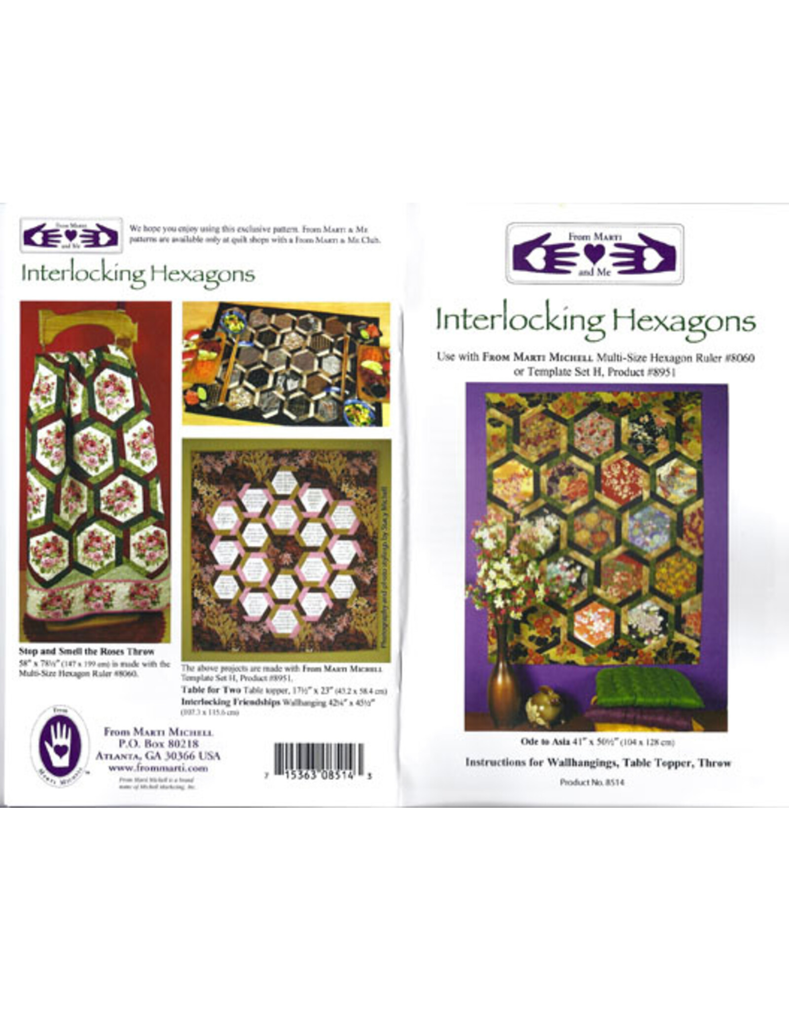 Marti Michell From Marti and Me - Interlocking Hexagons