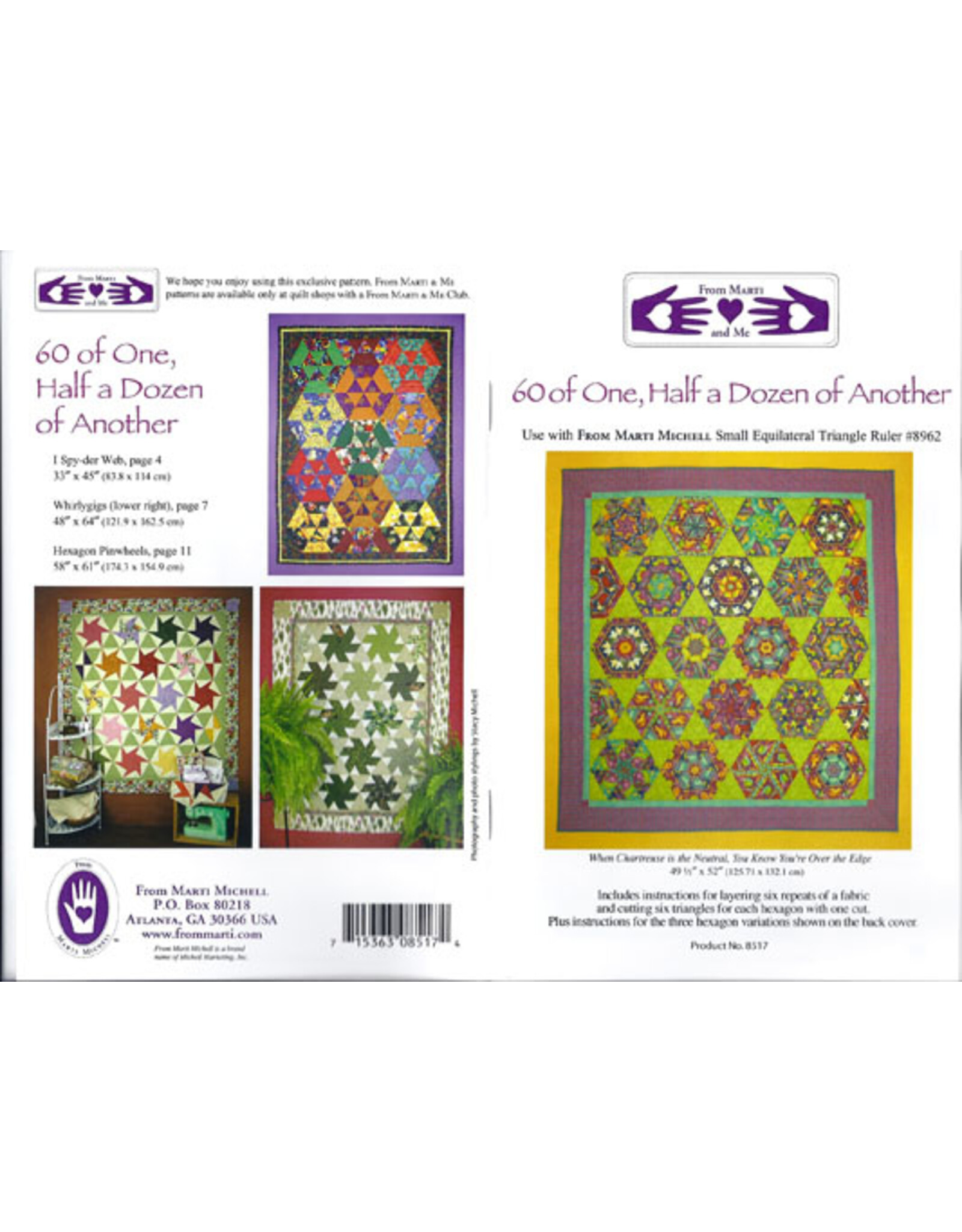 Marti Michell From Marti and Me - 60 of One, Half a Dozen of Another - 8517