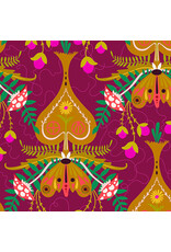 Andover Wildflowers - Spade Plum coupon (± 52 x 110 cm)