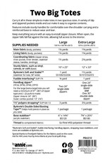 ByAnnie ByAnnie - Two Big Totes - by Annie patroon voor grote tassen - PBA310