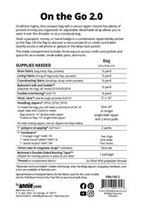 ByAnnie ByAnnie - On the Go 2.0 - by Annie patroon voor tasje - PBA190-2