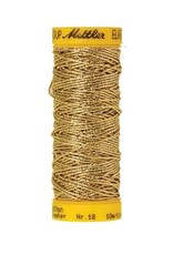 Mettler Amann Elastic - rimpelelastiek metallic goud - - 10 m - 2108