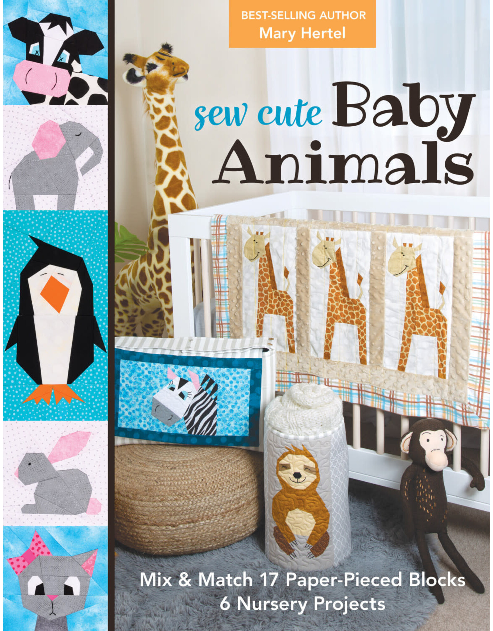 CT Publishing Sew Cute Baby Animals - Mary Hertel - Foundation Paper Piecing patronen