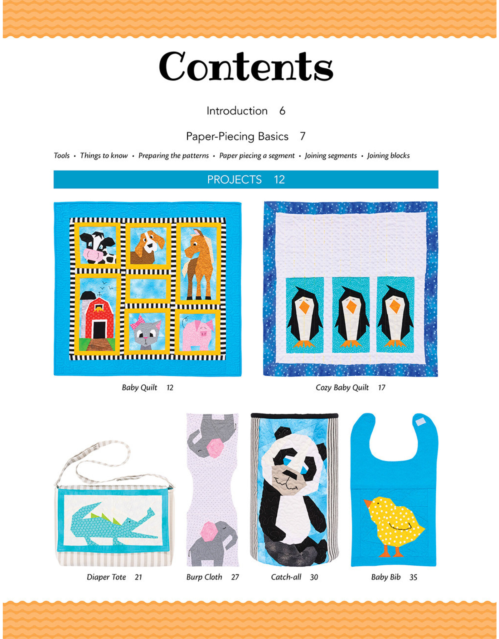 CT Publishing Sew Cute Baby Animals - Mary Hertel - Foundation Paper Piecing patronen