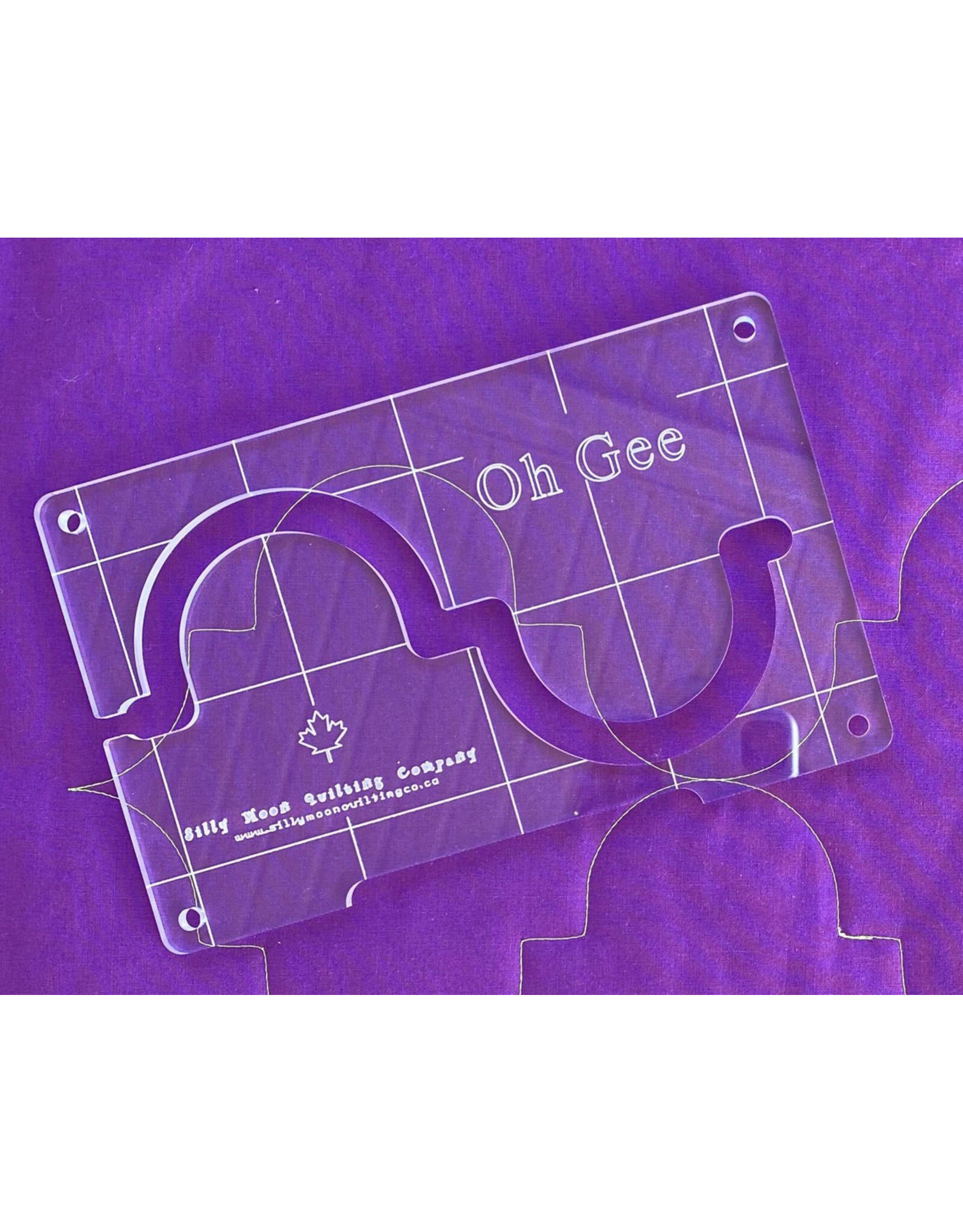 Silly Moon Quilting Co Silly Moon Quilting - Overall Design Quilt ruler -  Oh Gee