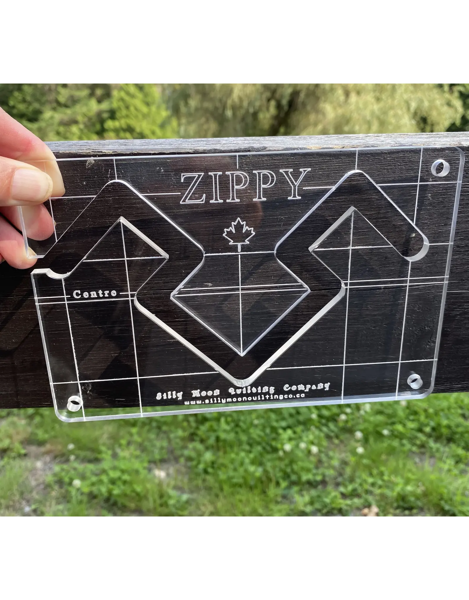 Silly Moon Quilting Co Silly Moon Quilting - Overall Design Quilt ruler -  Zippy