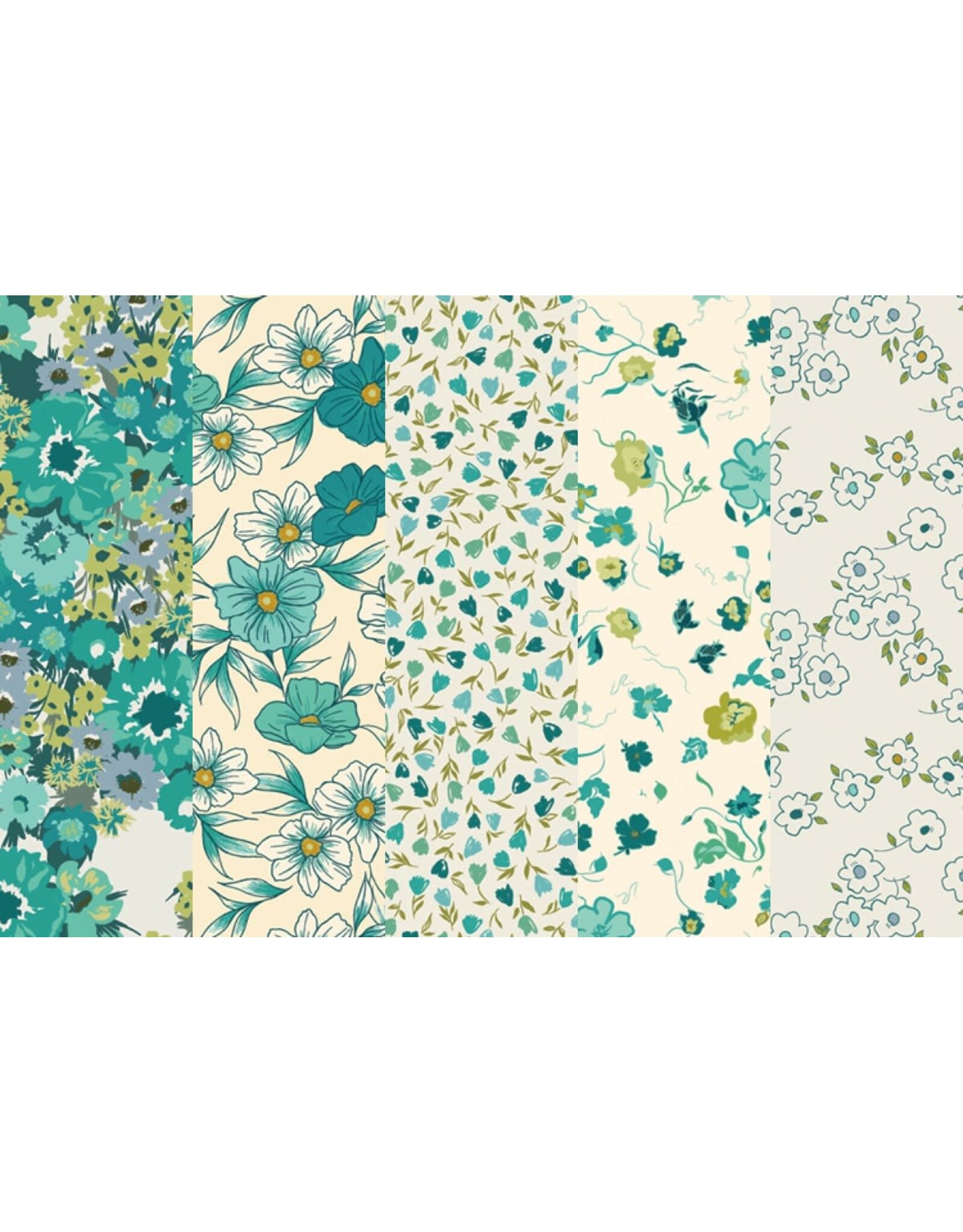 Art Gallery Fabrics Art Gallery Fabrics - Bloomcore - Fat Quarter Bundle - Lagoon