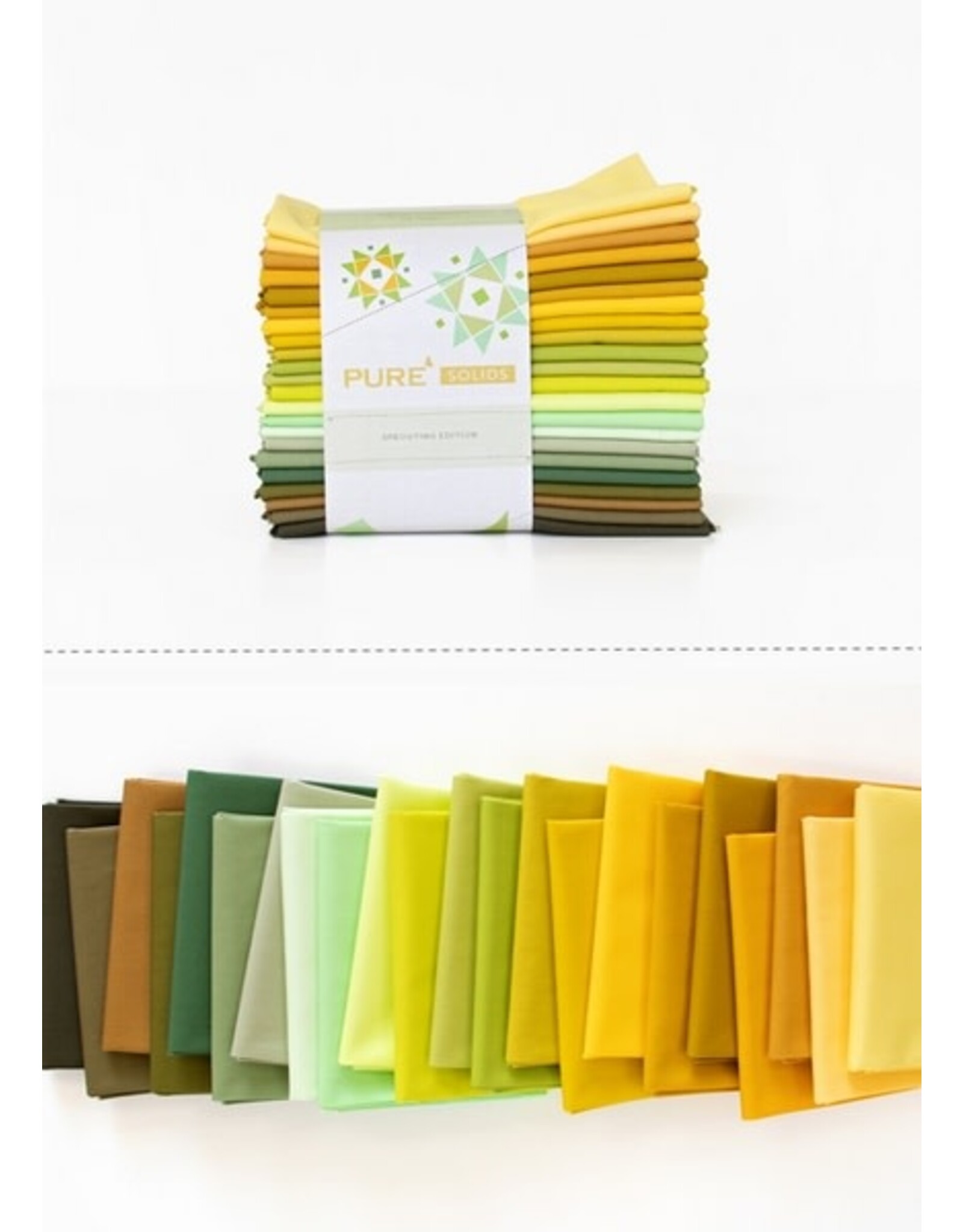 Art Gallery Fabrics Art Gallery Fabrics - Pure Solids - Fat Quarter Bundle - Sprouting Edition