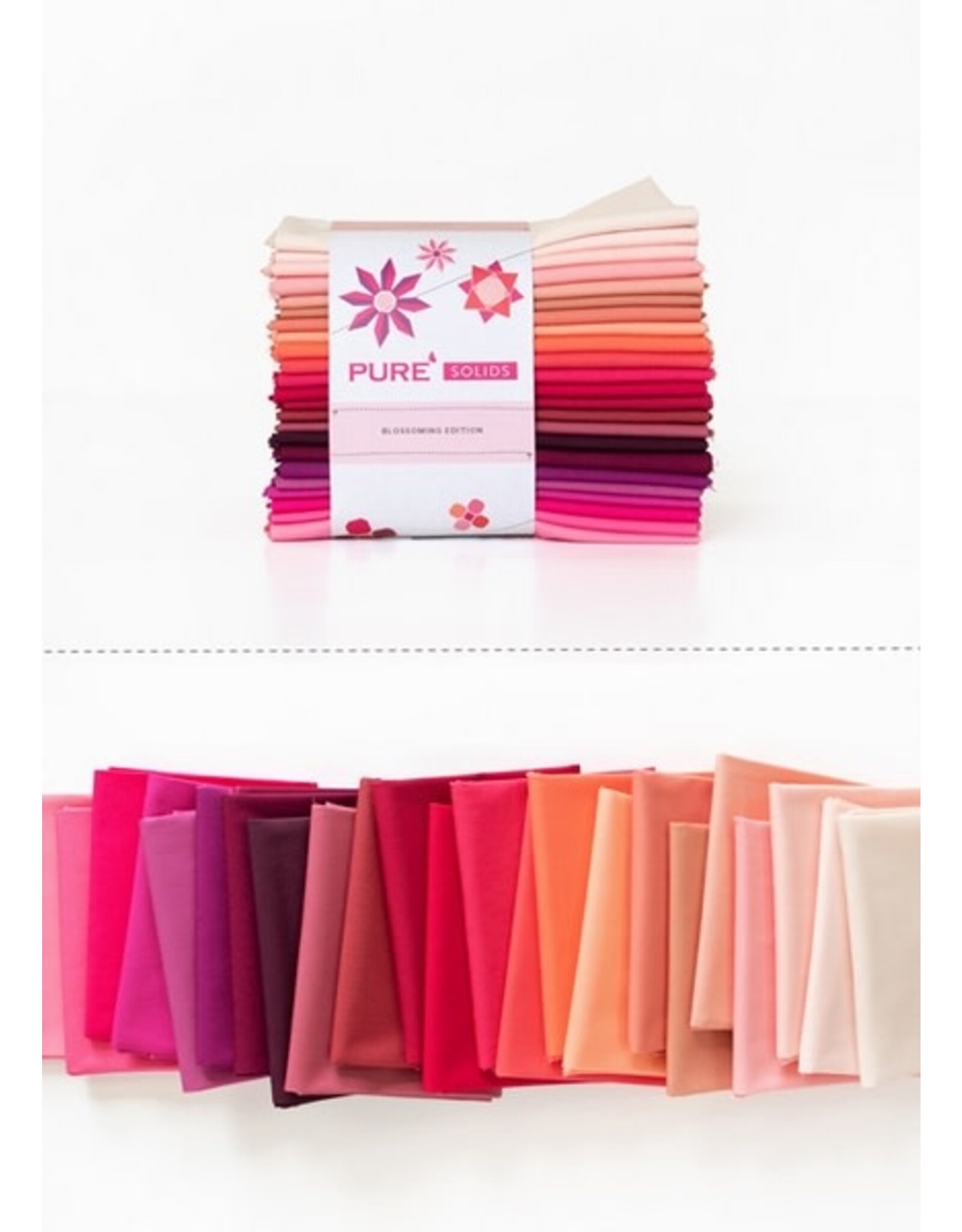 Art Gallery Fabrics Art Gallery Fabrics - Pure Solids - Fat Quarter Bundle - Blossoming Edition