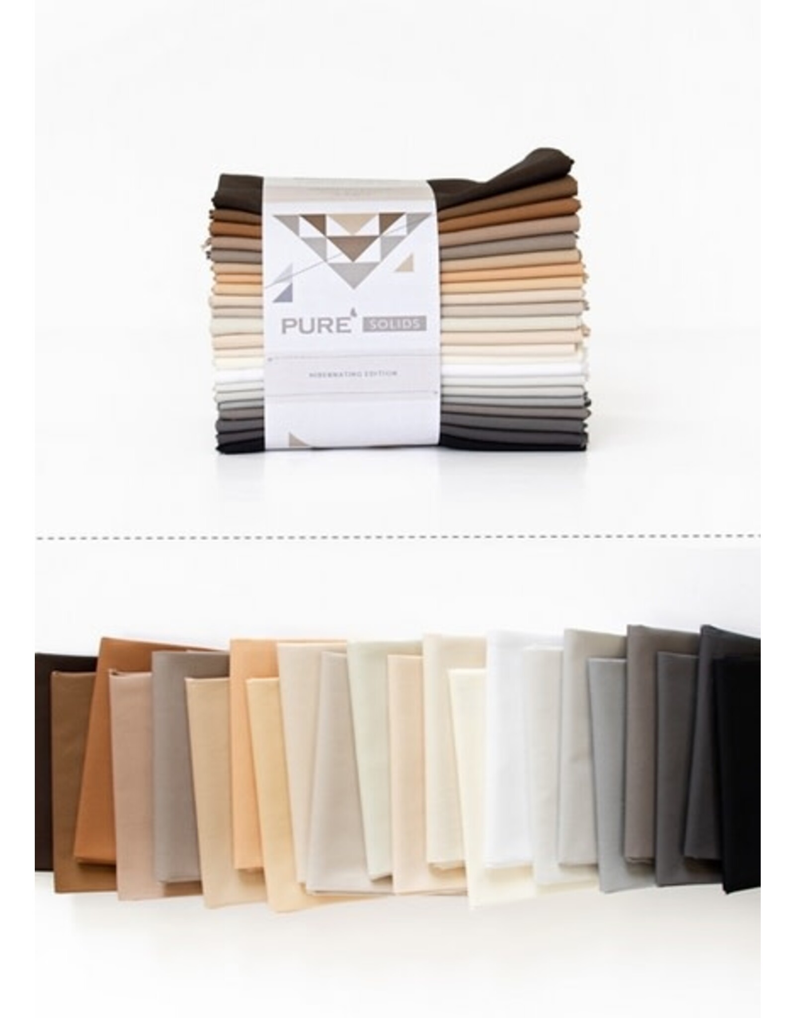 Art Gallery Fabrics Art Gallery Fabrics - Pure Solids - Fat Quarter Bundle - Hibernating Edition