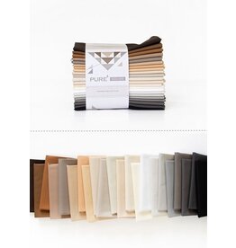 Art Gallery Fabrics Pure Solids - Fat Quarter Bundle - Hibernating Edition