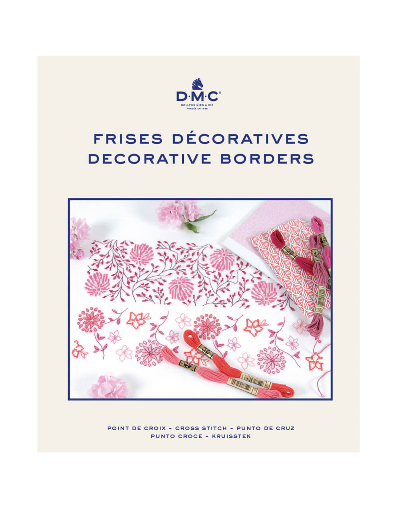DMC DMC - Borduurboek kruissteek - Decoratieve randen