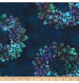 Hoffman Bali Handpaints - Dahlia Hummingbird