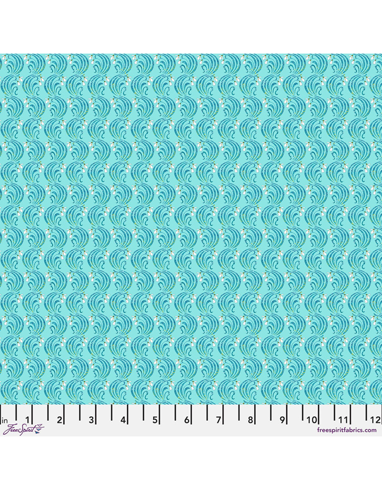 FreeSpirit Odile Bailloeul - Language of Flowers - January - Turquoise - PWOB110.TURQUOISE