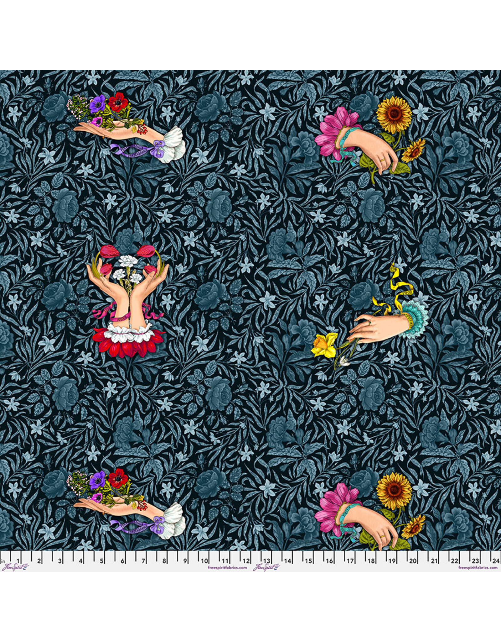 FreeSpirit Odile Bailloeul - Language of Flowers - Say It With Flowers - Noir - PWOB098.NOIR