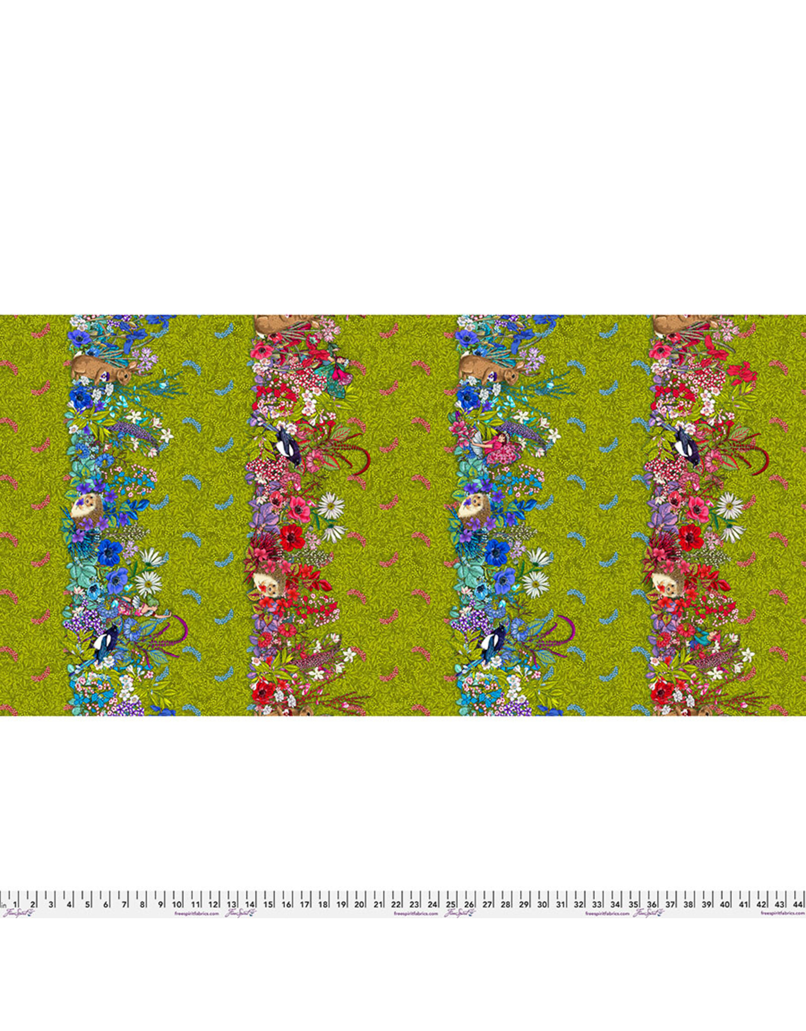 FreeSpirit Odile Bailloeul - Language of Flowers - Hedgerow - Green - PWOB100.GREEN