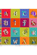 FreeSpirit Odile Bailloeul - Language of Flowers - Alphabet - Panel - PWOB097.PANEL