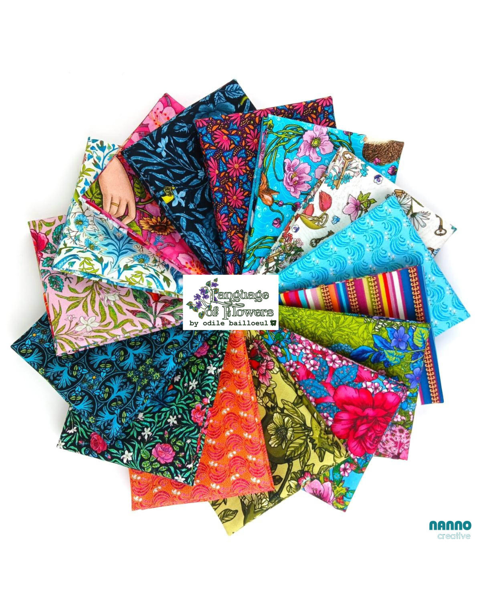 FreeSpirit Odile Bailloeul - Language of Flowers - Fat Quarter Bundle