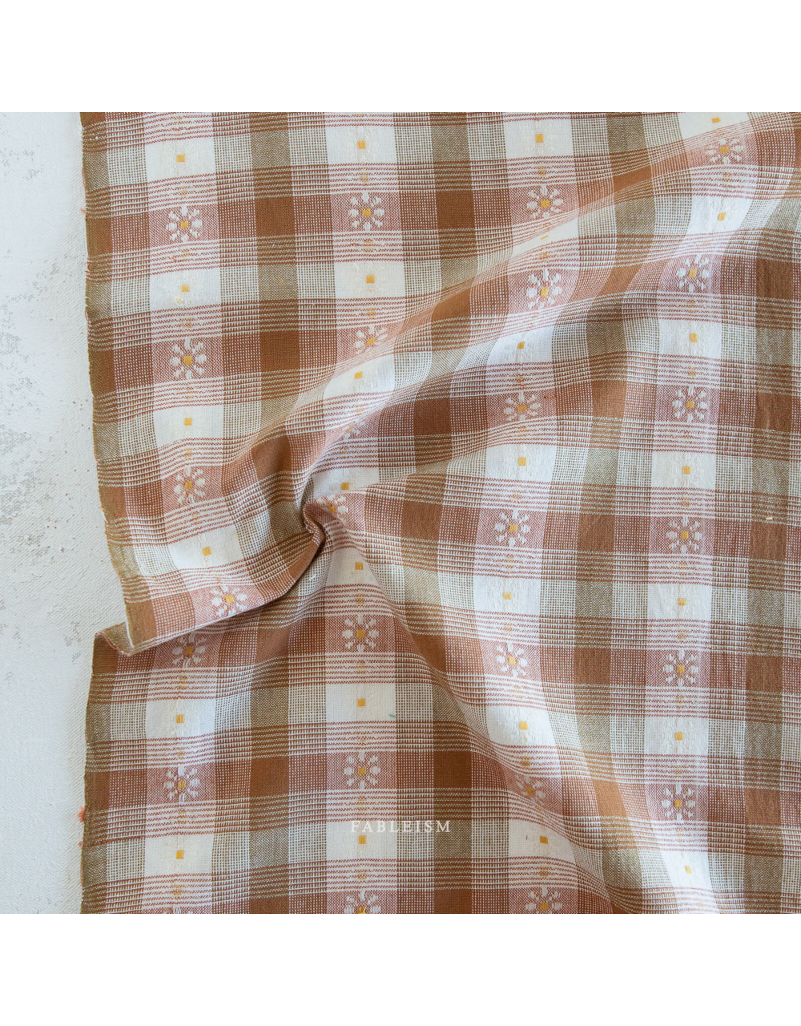 Fableism Supply Co Golden Hour - Daisy Plaid Rose Gold