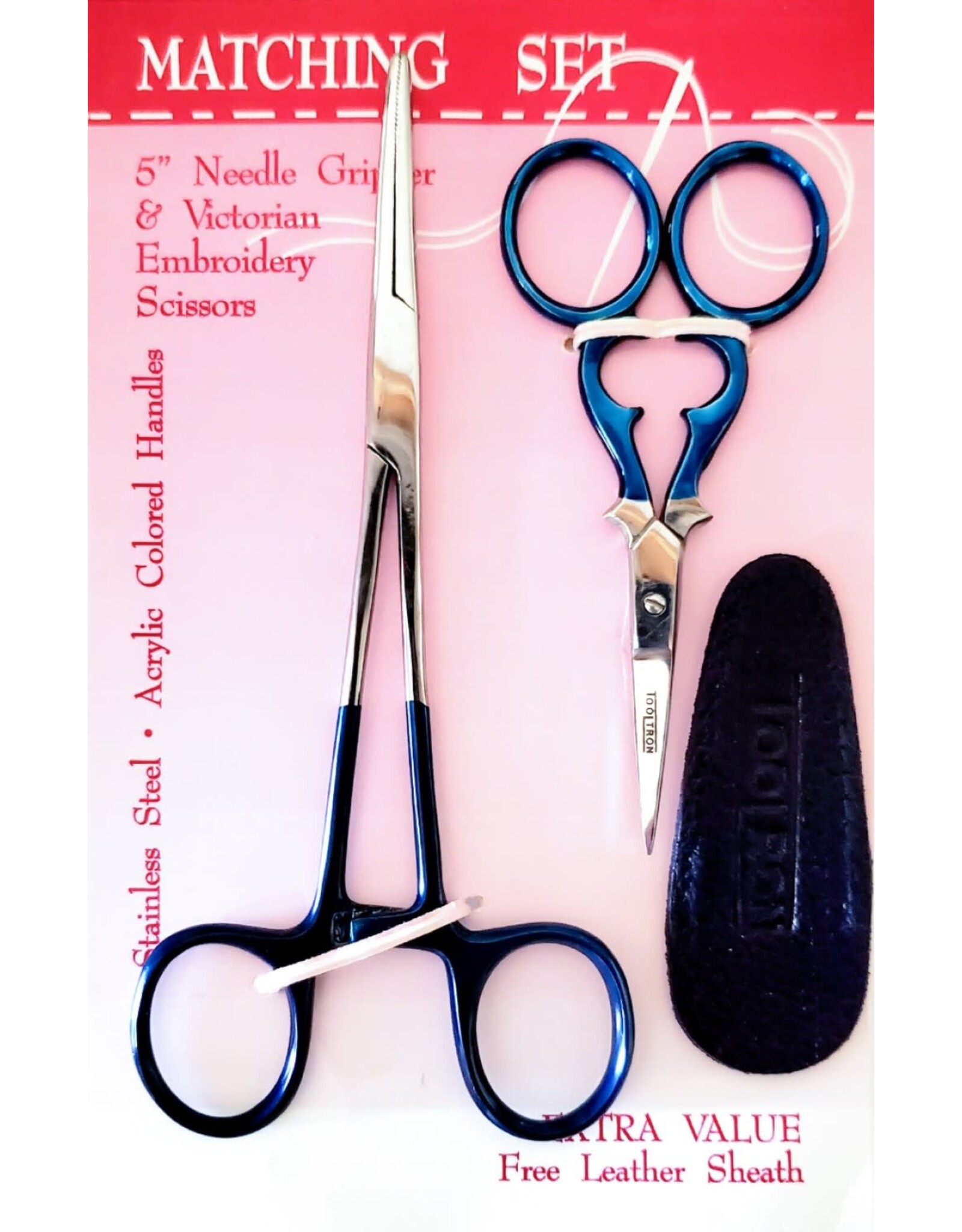 Tooltron Tooltron - Needle Gripper 5 inch + Borduurschaartje 3,5 inch - Set