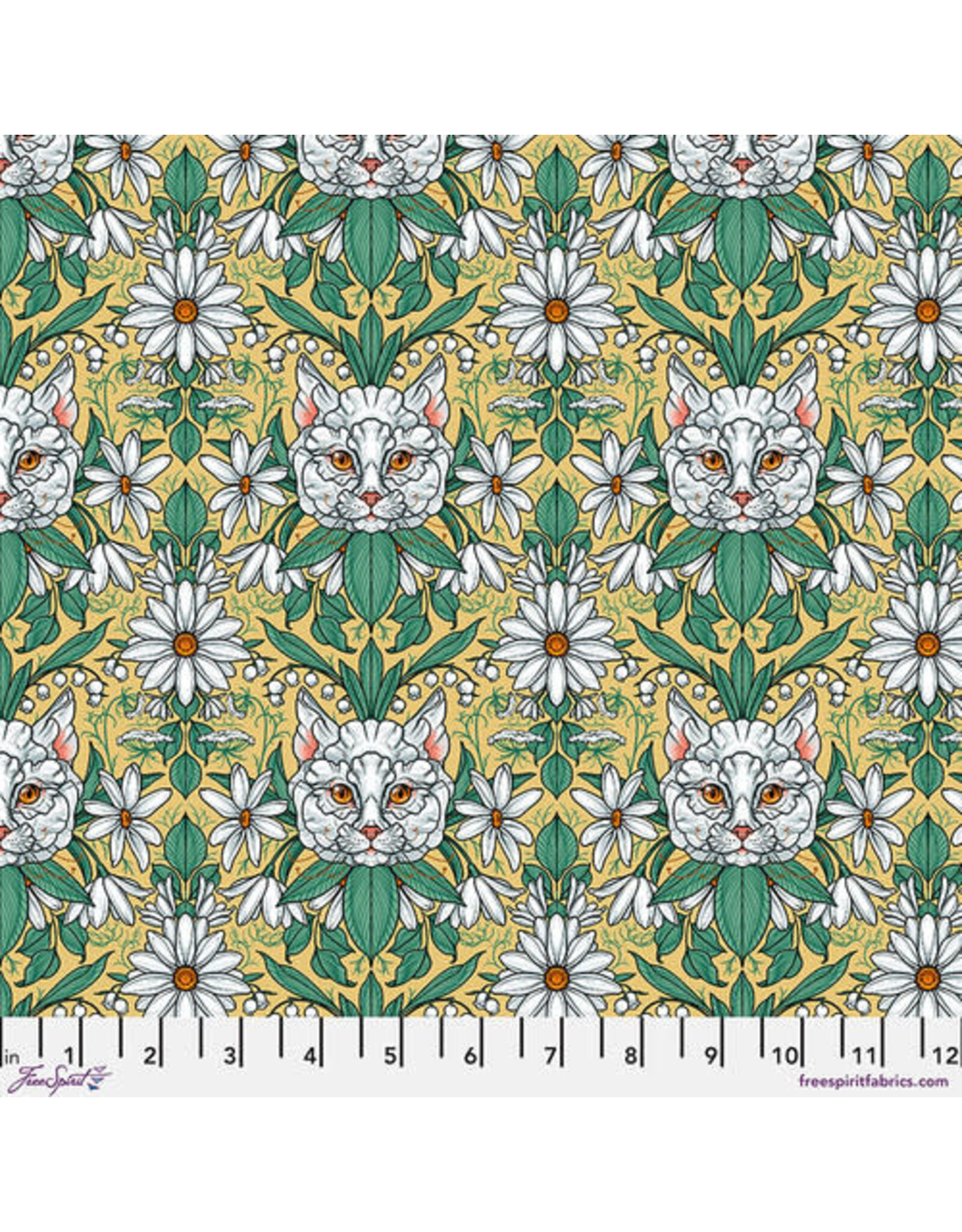 FreeSpirit Club Hauer - Garden Bed - Cat Flower Yellow