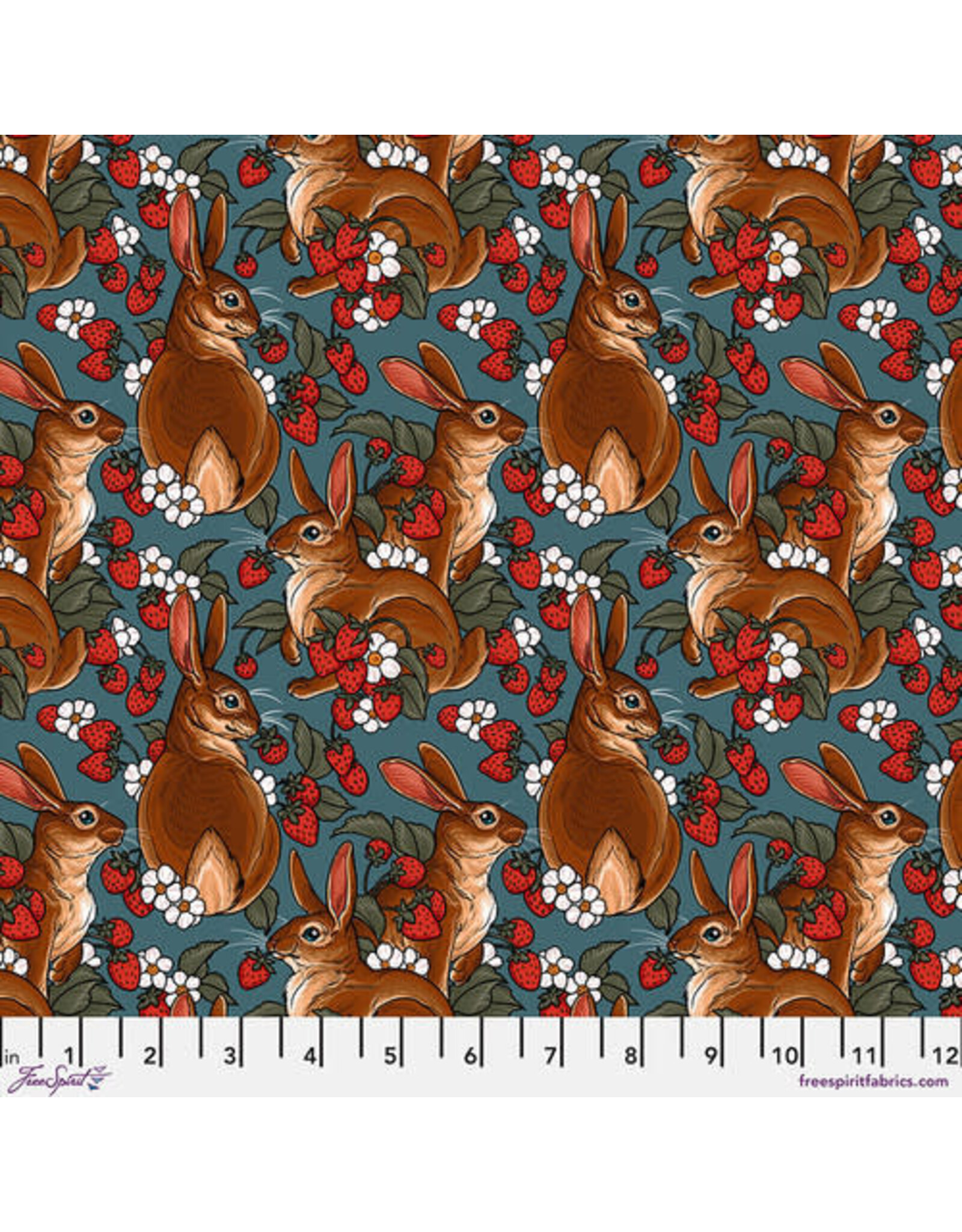 FreeSpirit Club Hauer - Garden Bed - Rabbits Turquoise