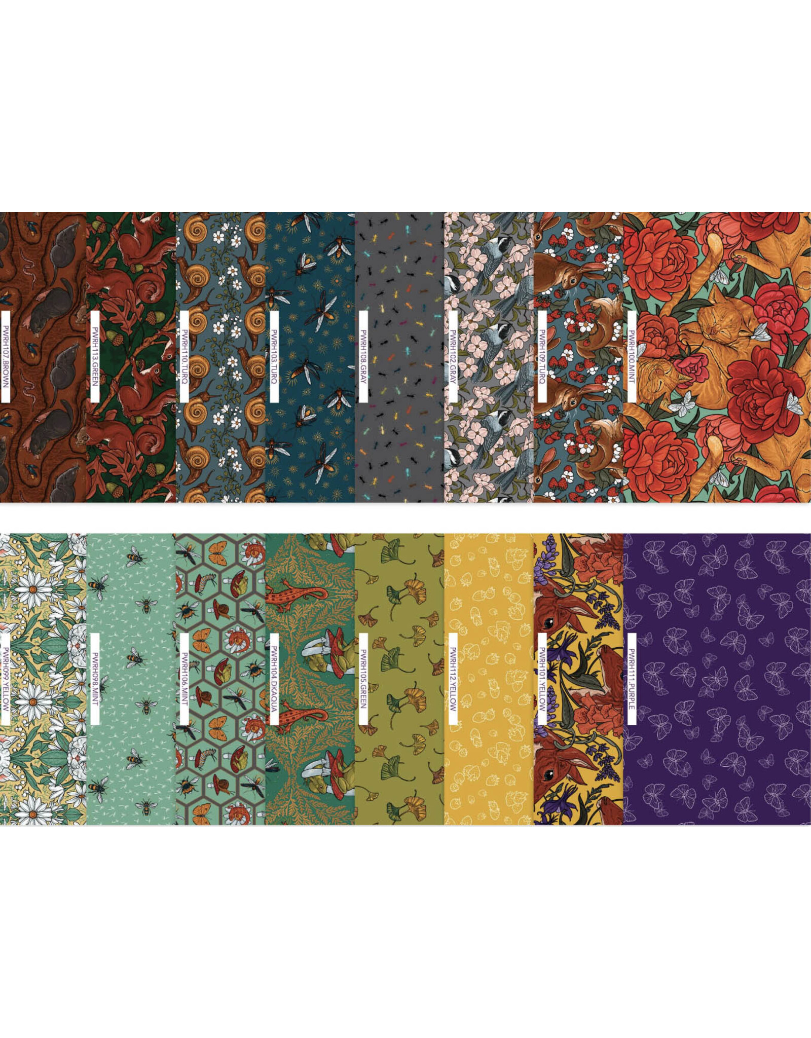 FreeSpirit Club Hauer - Garden Bed - Fat Quarter Pakket