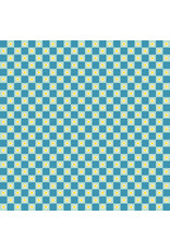 Ruby Star Society Ruby Star Society - Animal Animal - Flower Check Vintage Blue - RS5169-15