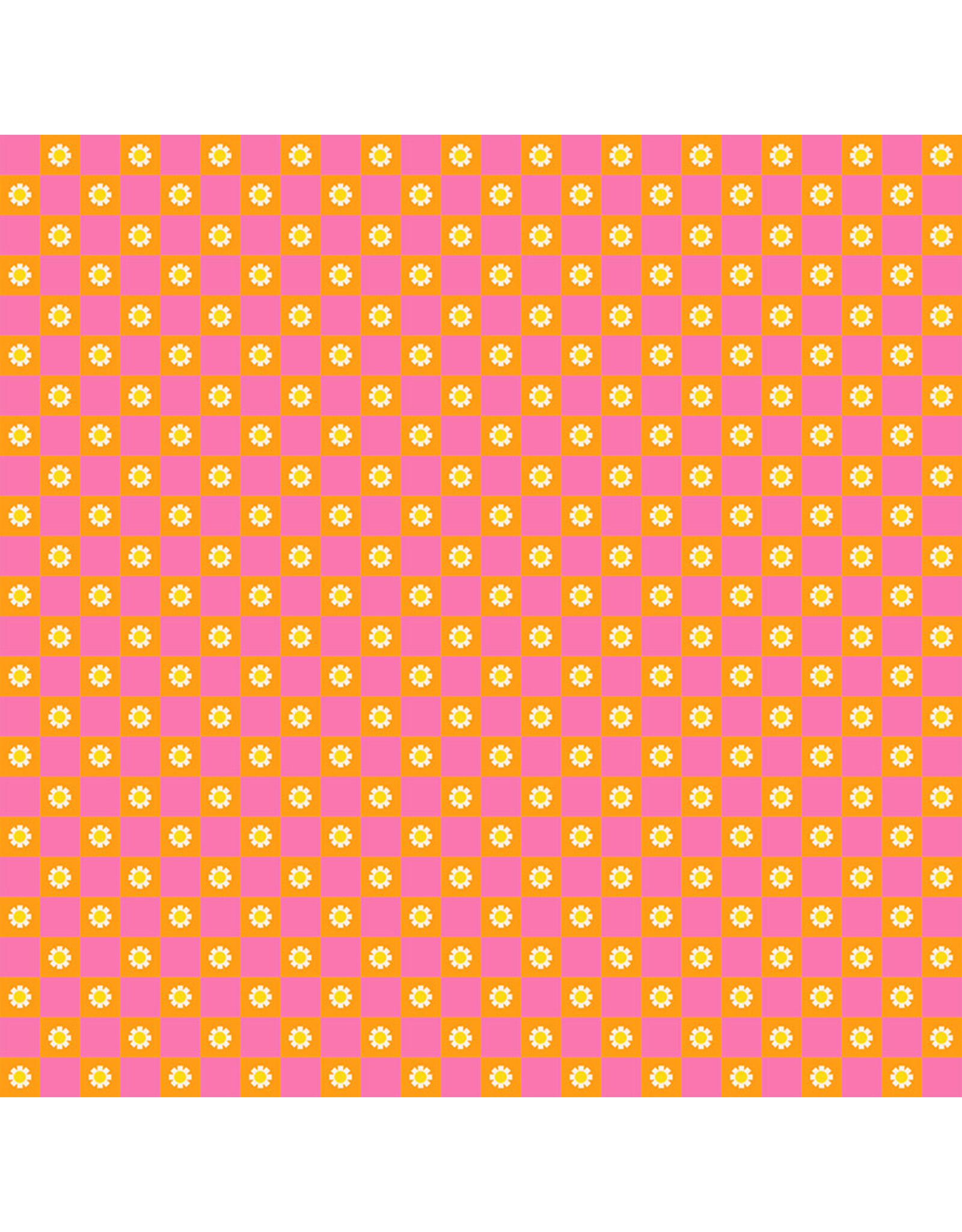 Ruby Star Society Ruby Star Society - Animal Animal - Flower Check Orange - RS5169-13