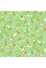 Makower UK Makower UK - Hello Spring - Bunny Meadow Green - 083-G