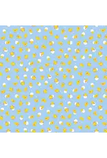 Makower UK Makower UK - Hello Spring - Cheerful Chicks Blue - 086-B