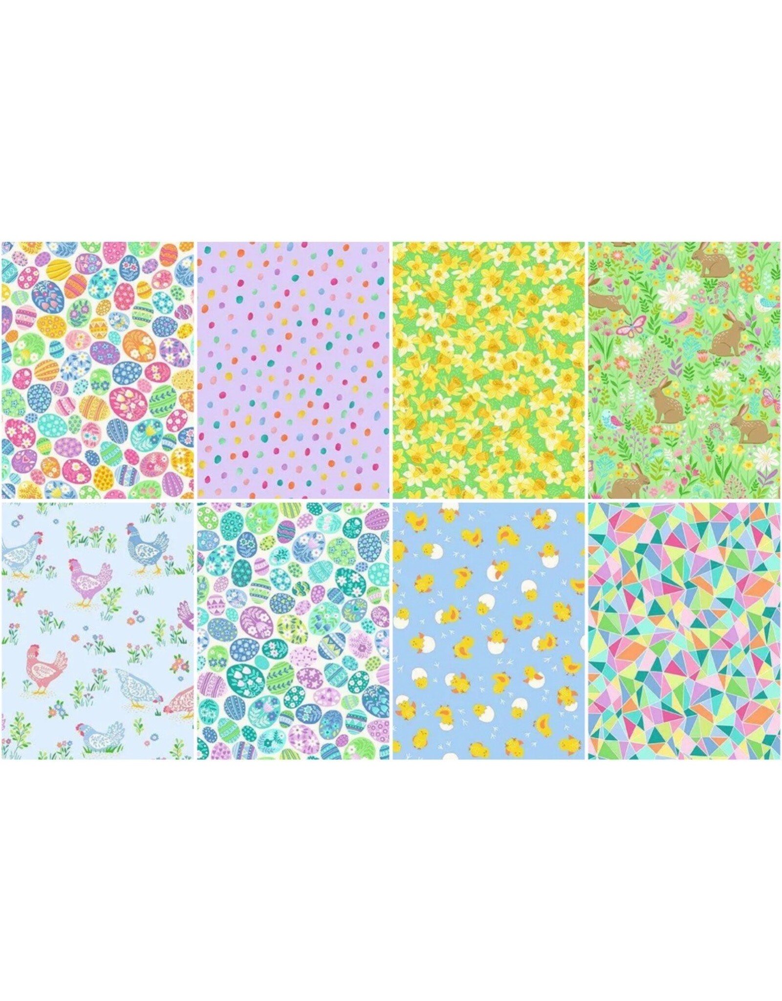 Makower UK Makower UK - Hello Spring - Fat Quarter Bundle