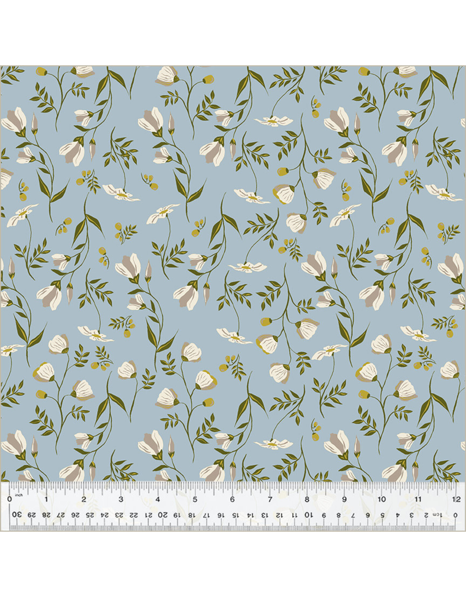 Windham Windham Fabrics - Monaluna - Under the Canopy - Wildflower - Sky