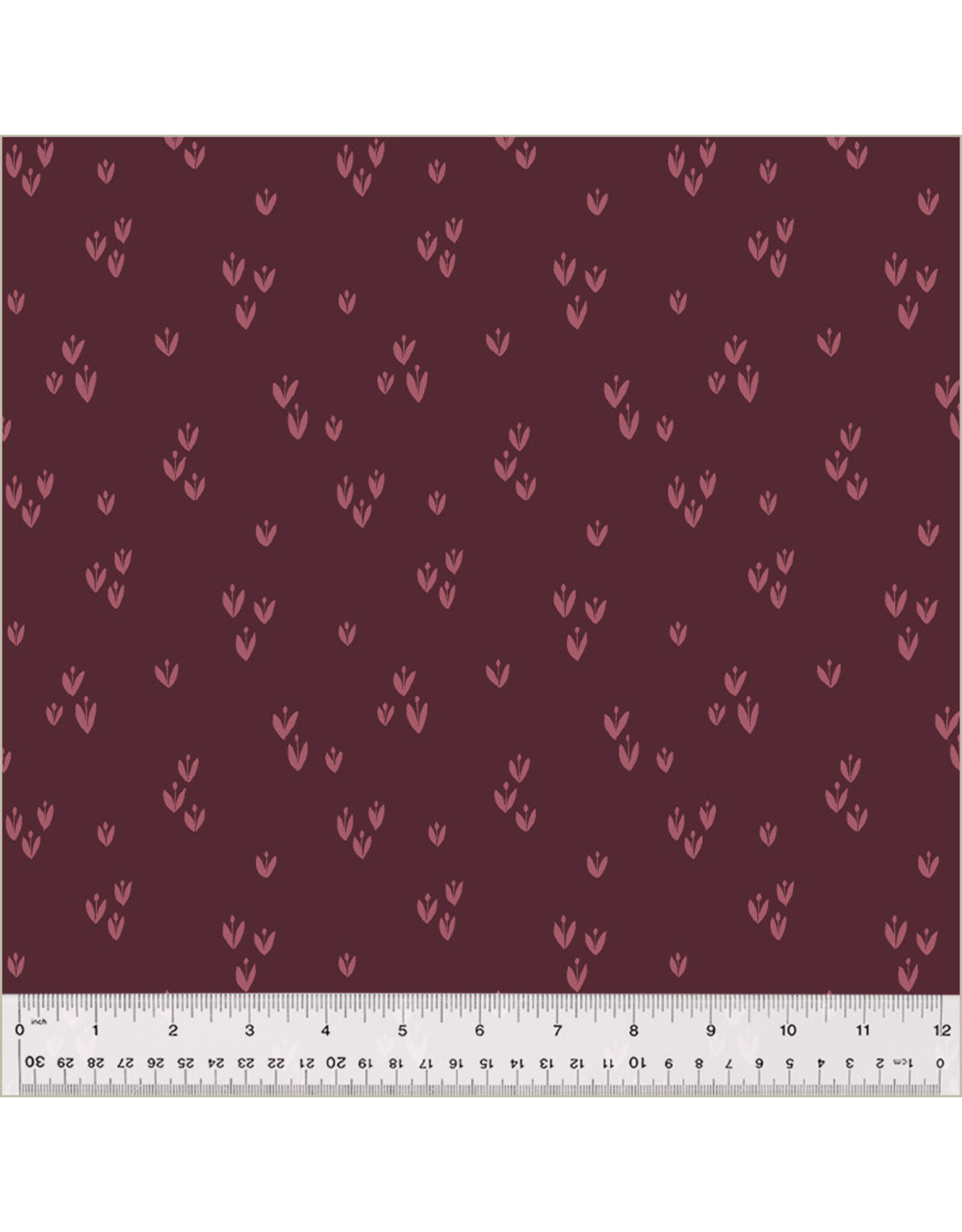 Windham Windham Fabrics - Monaluna - Moonlit - Sprout - Wine