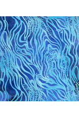 Eyelike Fabrics Eyelike Fabrics - Batik Prints - Waves Blue - 0.204