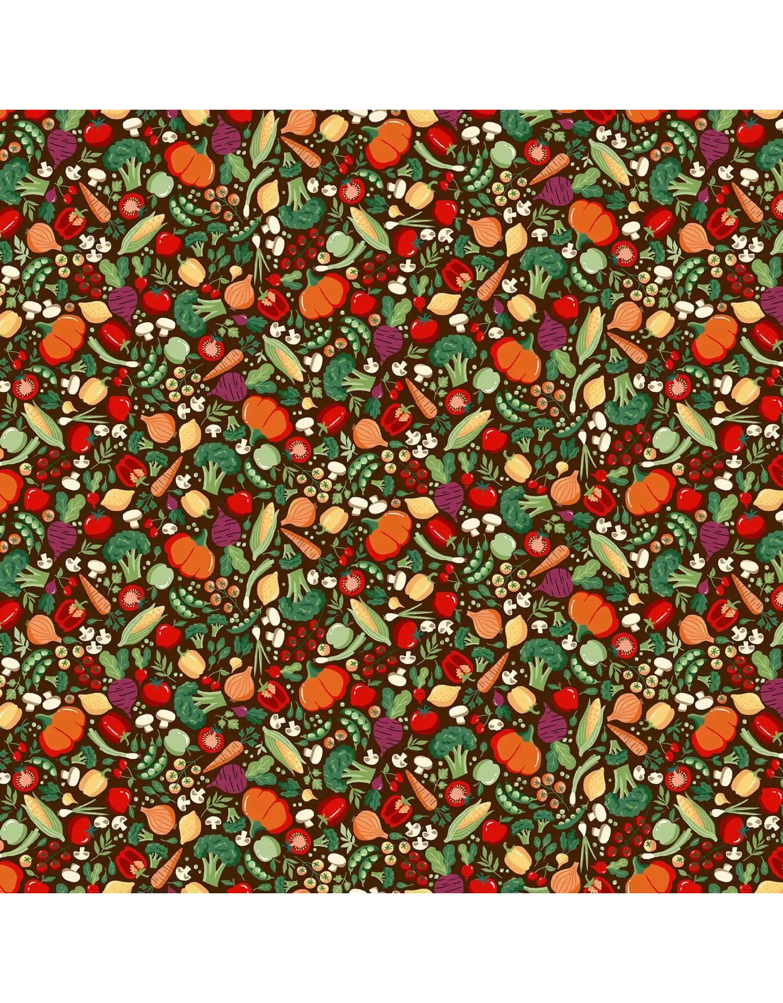 Makower UK Makower UK - Fun on the Farm - Market Brown - 066-V