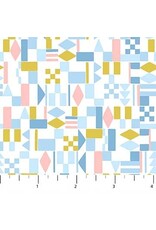 Figo Rollakan - Geo Rollakan in Blue coupon (± 68 x 110 cm)