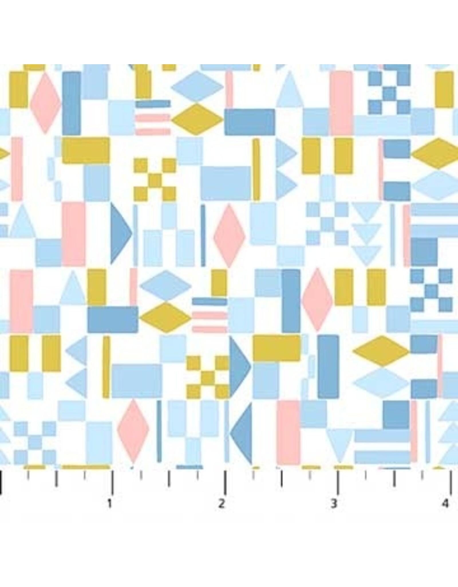 Figo Rollakan - Geo Rollakan in Blue coupon (± 68 x 110 cm)