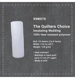 Stof Fabrics The Quilters Choice - Insulating Wadding - BREED - 10 cm