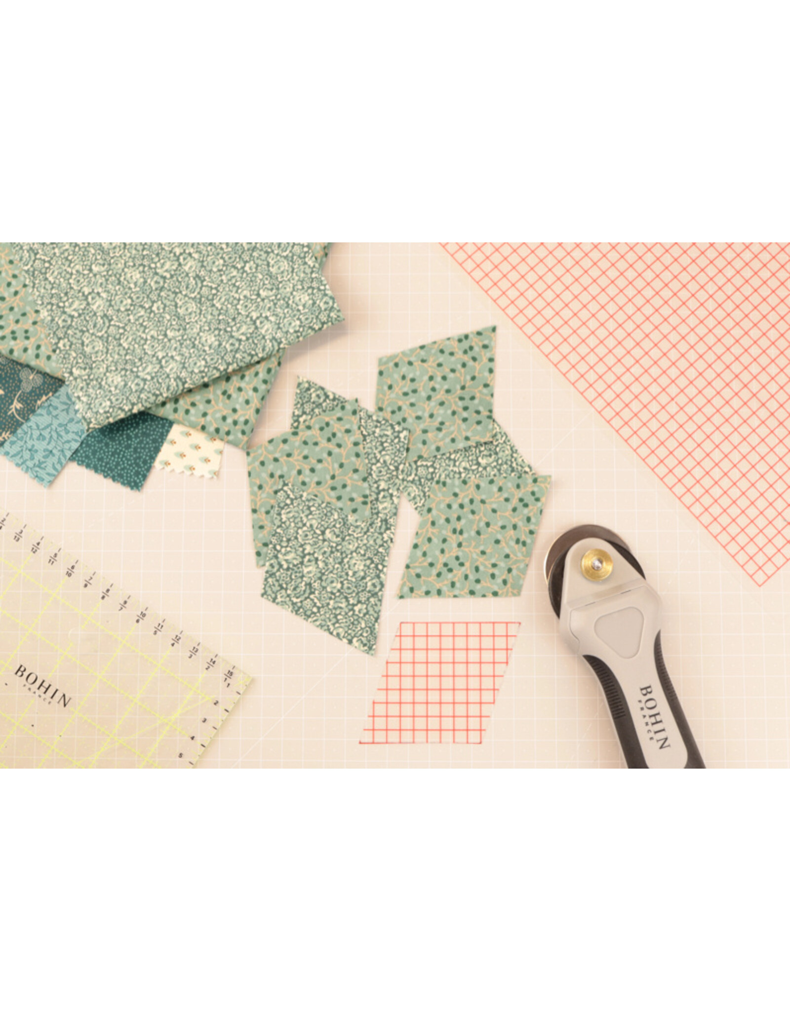 Bohin Bohin - Transparent Squared Template Sheets - A4