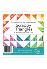 Leila Gardunia Leila Gardunia Design - 3 inch - Scrappy Triangles  - Foundation Paper-Piecing Pad
