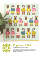 Elizabeth Hartman Elizabeth Hartman - Capybara and Sloth - patroon voor quilt - EH-079