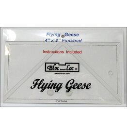Bloc Loc Flying Geese Square Up Ruler - 4 x 8 inch