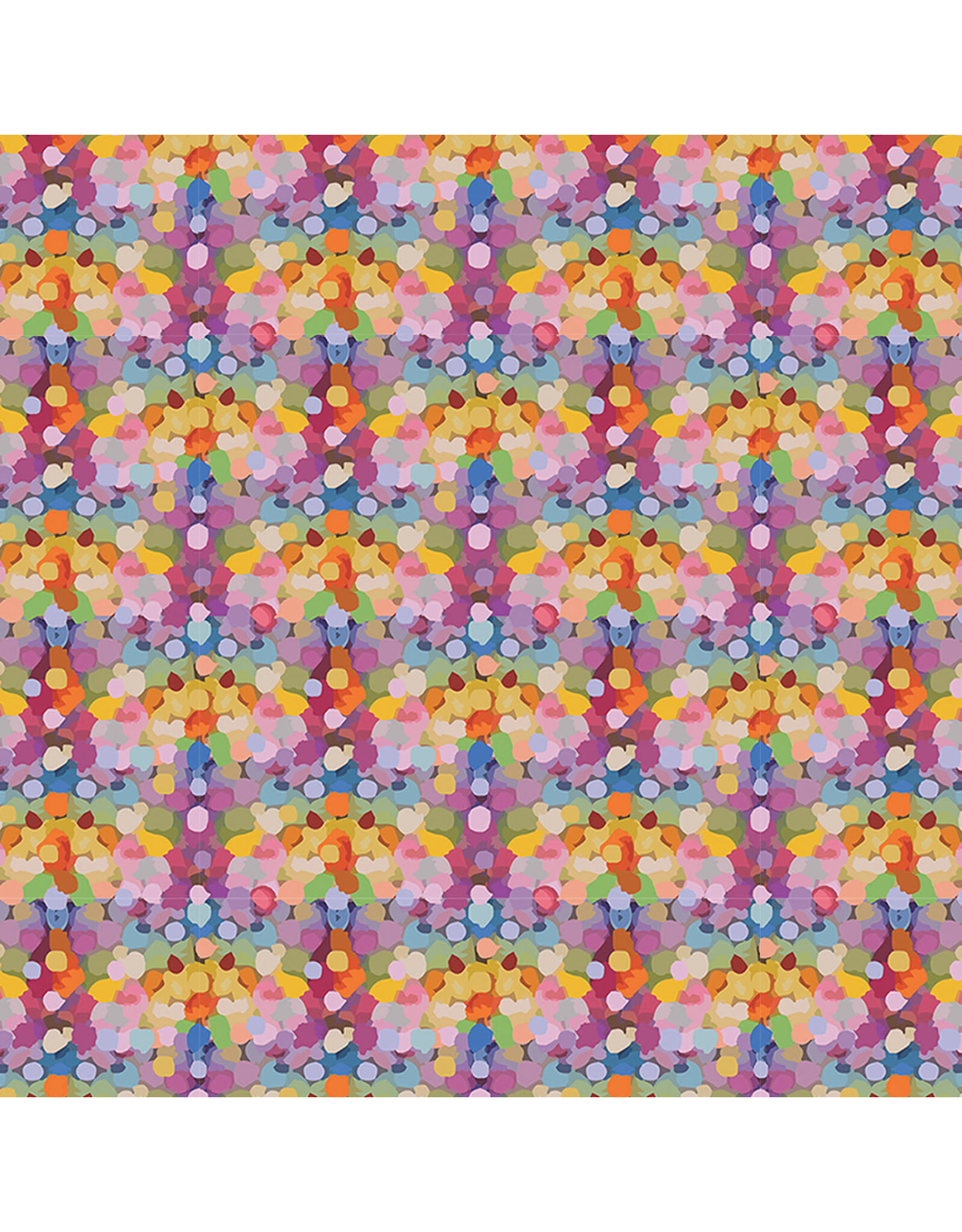 Hoffman Candy Quilt Design - Whimsical Flower Garden - Dots Multi - W5540-130-MULTI