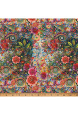 Hoffman Candy Quilt Design - Whimsical Flower Garden - Small Abstract Flower Multi - W5536-130-MULTI