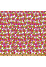 Hoffman Candy Quilt Design - Whimsical Flower Garden - Berries and Blooms Razzmatazz - W5538-757-RAZZMATAZZ