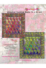 Candy Quilt Design Candy Quilt Design - Whimsical Tumbling Blocks - 73 x 78 inch