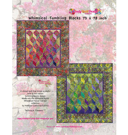 Candy Quilt Design Whimsical Tumbling Blocks