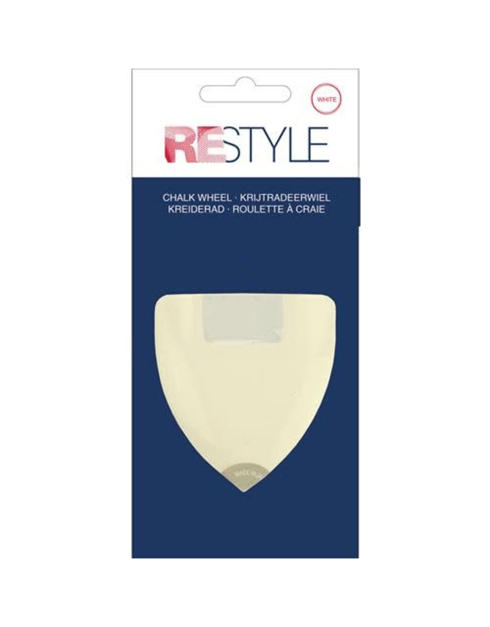 Restyle Restyle - Chalk Wheel - White - for fabric
